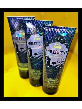 Bath & Body Works Maleficent Disney Villains Ultimate Hydration Body Cream x3